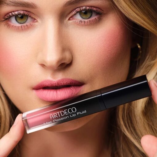 Artdeco mat passion lip fluid 15 - rose delight - Afbeelding 2