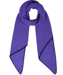 Sjaal effen donker paars