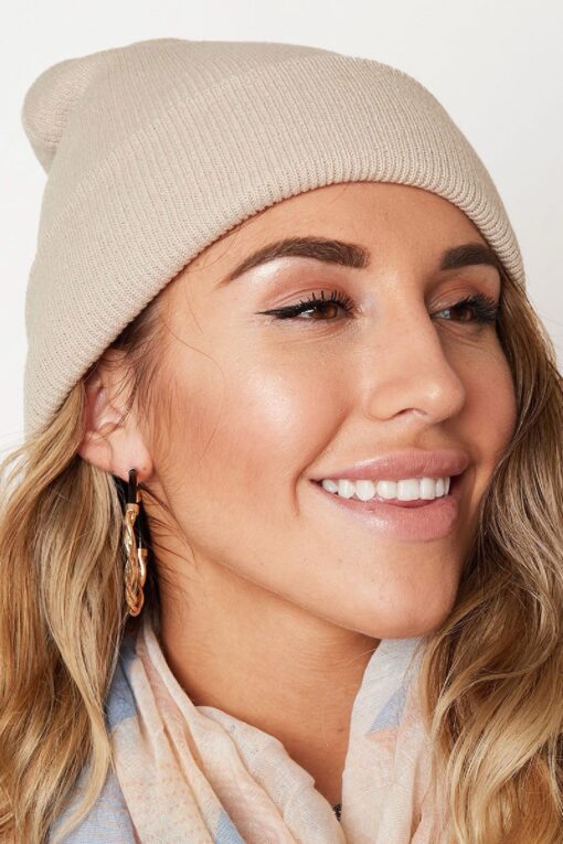 Beanie beige - Afbeelding 2