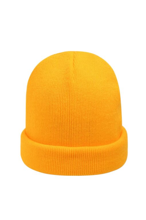 Beanie geel