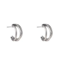 Day & Eve E55052-1 Triple Hoop