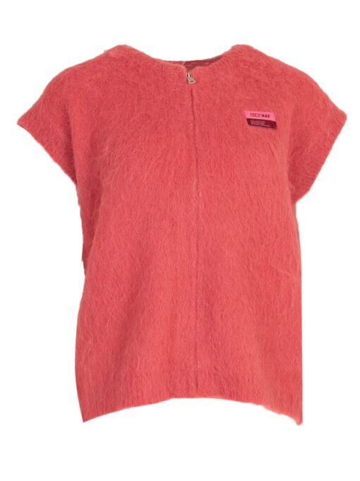 Gilet-dusty pink