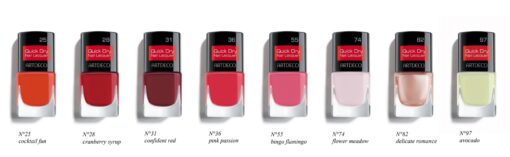 Artdeco cosmetics- quick dry nail lacquer mini edition pink Passion 55 - Afbeelding 2