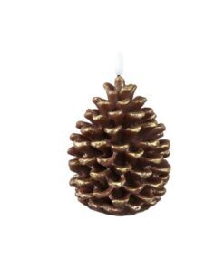 Xmas led candle pinestone M
