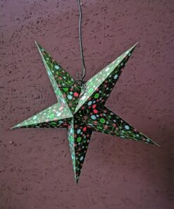 Papieren Ster 23 - Mini Universum Groen - Afbeelding 2