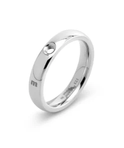 Melano Twisted Tracy Ring - Zilverkleurig, 54