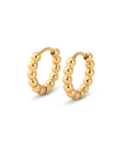 Melano Friends Bali Hoops Oorbellen - Goudkleurig