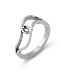 Melano Twisted Tamara Ring - Zilverkleurig, 54