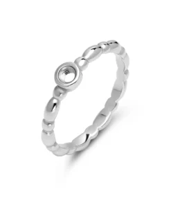 Melano Twisted Tiana Ring - Zilverkleurig, 58