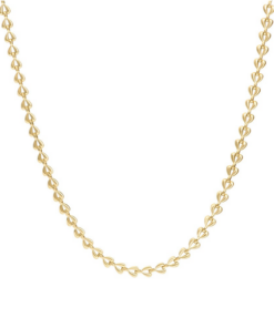 iXXXi Halsketting Chained Hearts - Goudkleurig