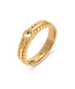 Melano Twisted Toya Ring - Goudkleurig, 52