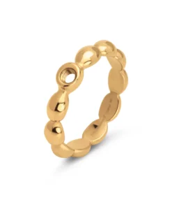 Melano Twisted Tricia Ring - Goudkleurig, 52