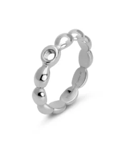 Melano Twisted Tricia Ring - Zilverkleurig, 52