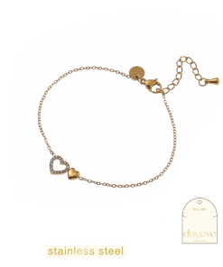 Day & Eve 2 Hearts Bracelet