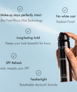 Marc Inbane SPF50 Setting Mist - Invisible 75ml - Afbeelding 3